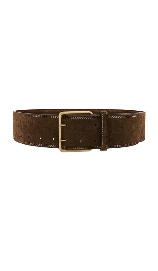 sancia the bruno belt in brown. - size m-xxl (also in xs-m)