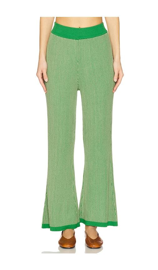 sancia the ceilia knit pant in green. - size xl (also in xs)