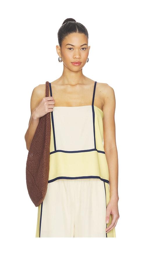 sancia the sian top in yellow. - size l (also in m, xl)