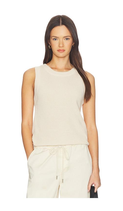 sanctuary in the mix sweater tank top in yellow. - size l (also in m, s, xl, xs)