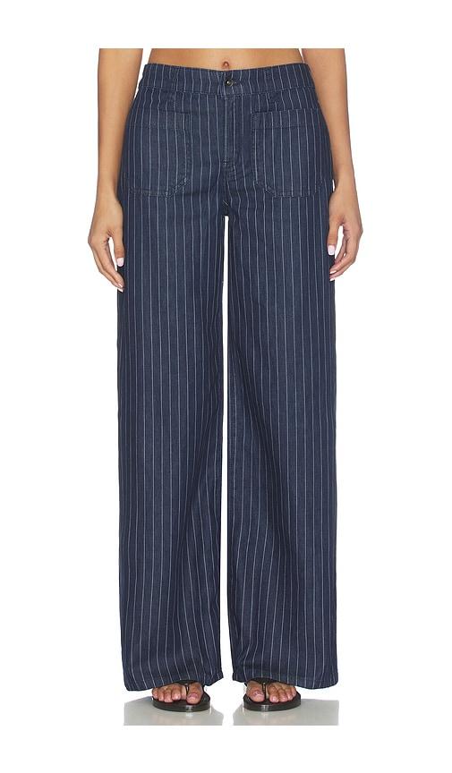 sanctuary marine full length pant in navy. - size 24 (also in 25, 26, 27, 28, 29, 30)