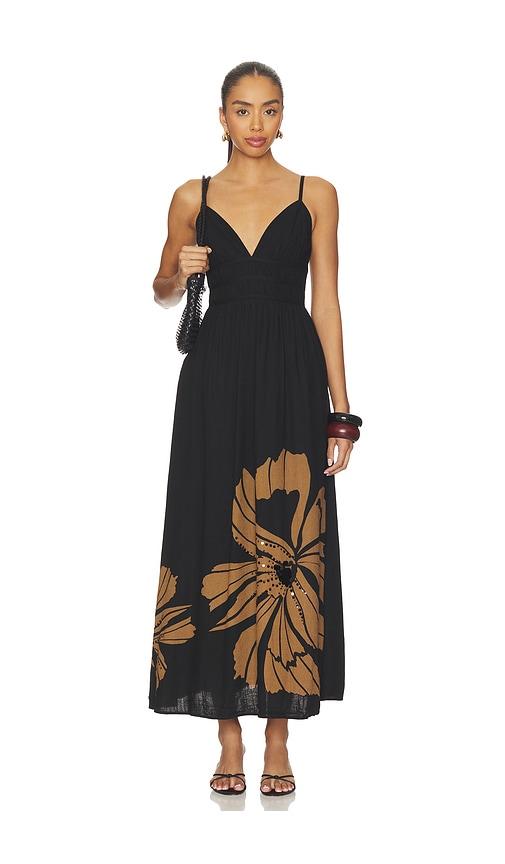 sanctuary mira embellished volume dress in black. - size l (also in s, xs, m, xl)