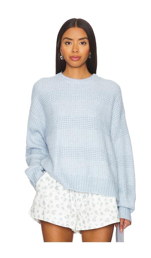sanctuary snow bunny sweater in baby blue. - size l (also in xs, m)