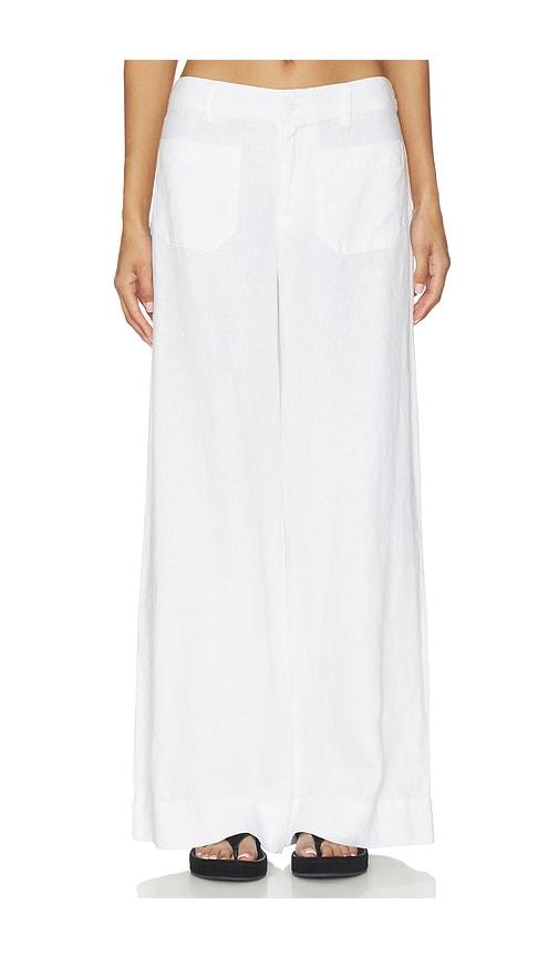 sanctuary the linen marine wide leg pant in white. - size 25 (also in 26, 27, 28)