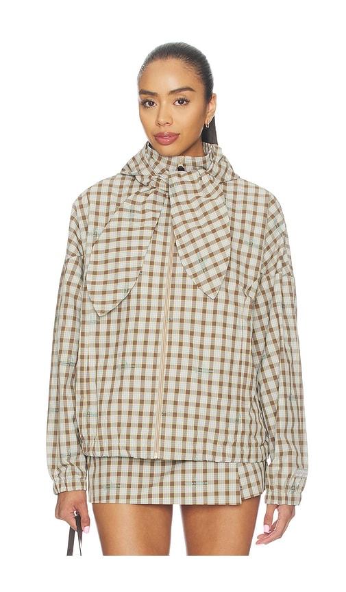 sandy liang eddy jacket in brown. - size m (also in s)