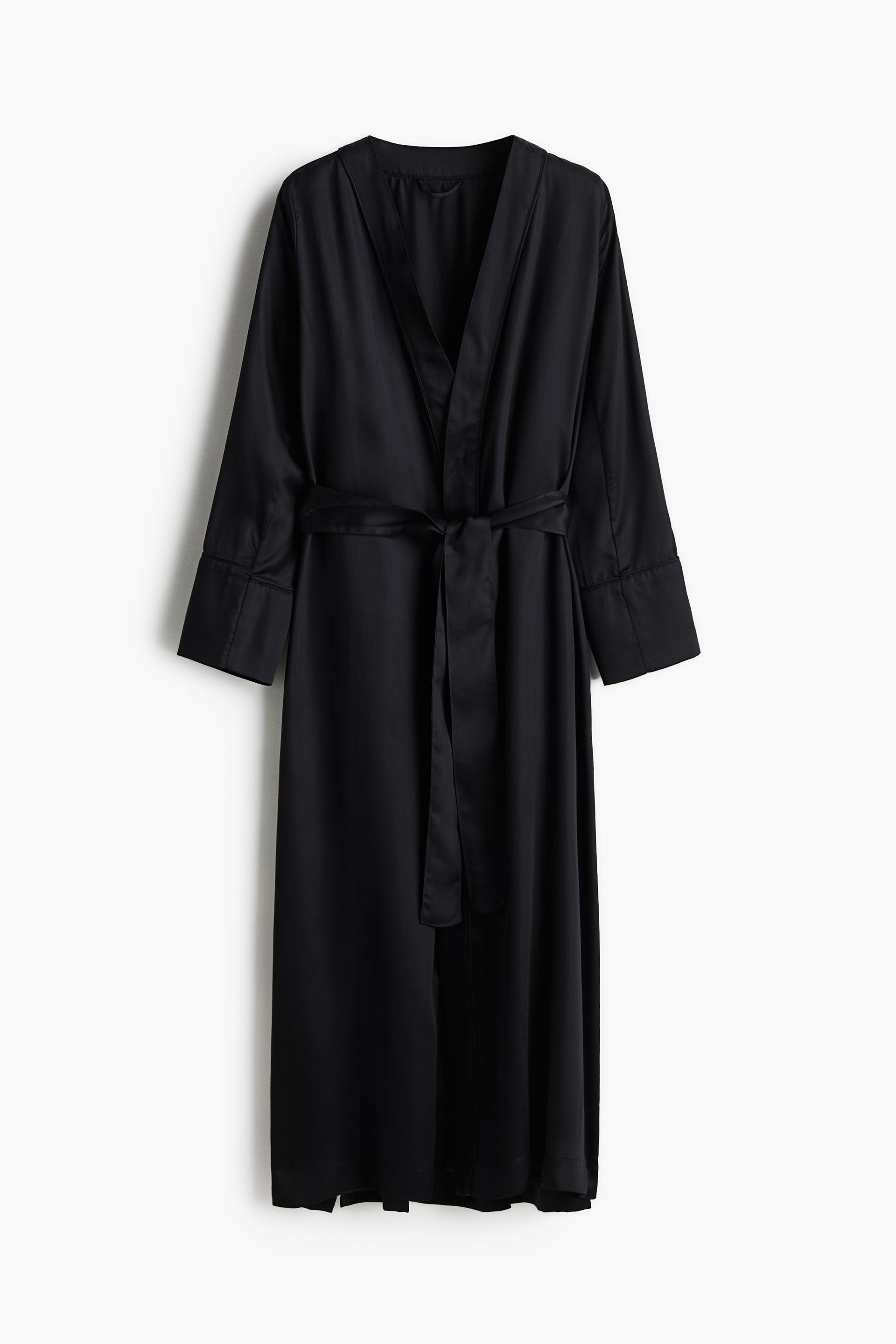 satin bathrobe