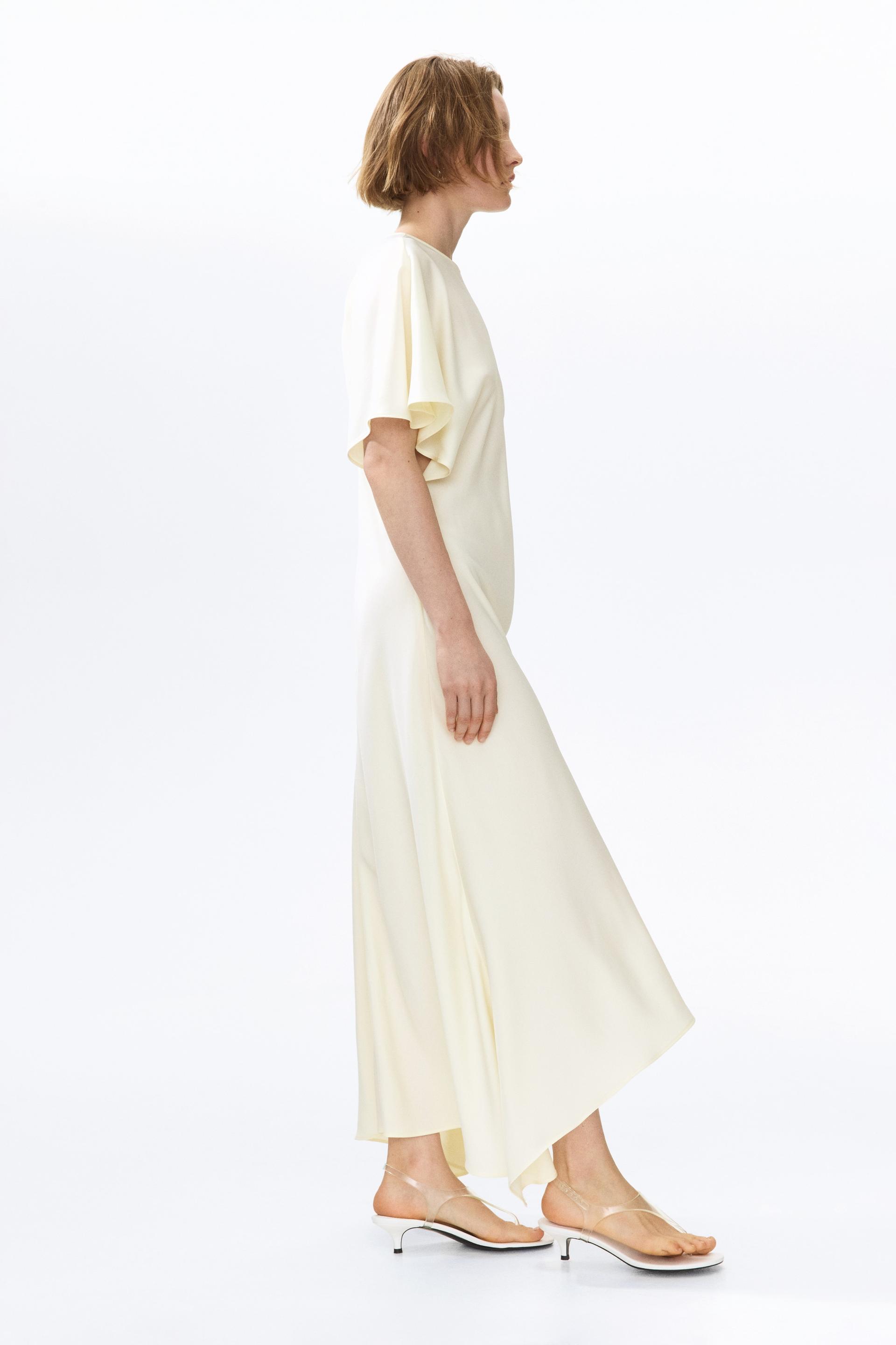 satin midi dress