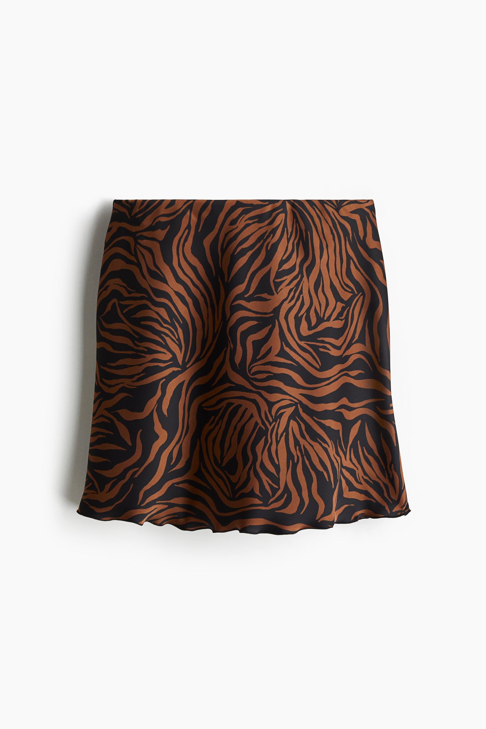 satin slip skirt