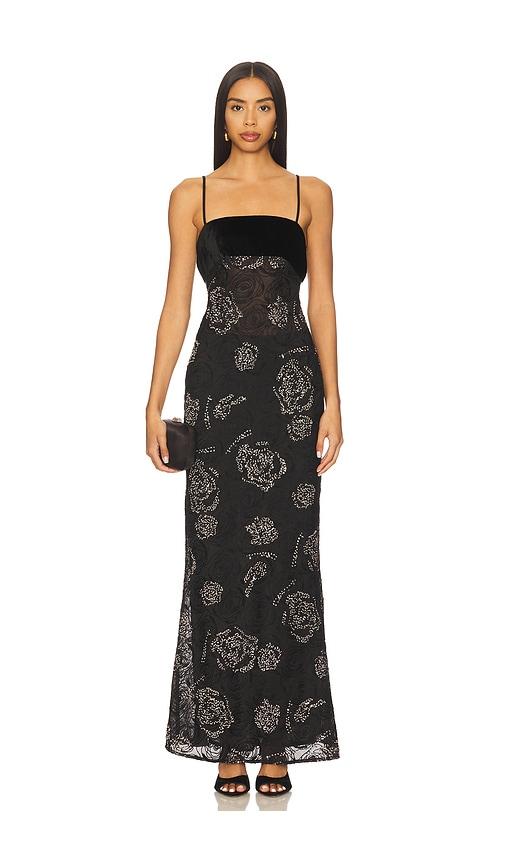 sau lee celeste gown in black. - size 00 (also in 10)