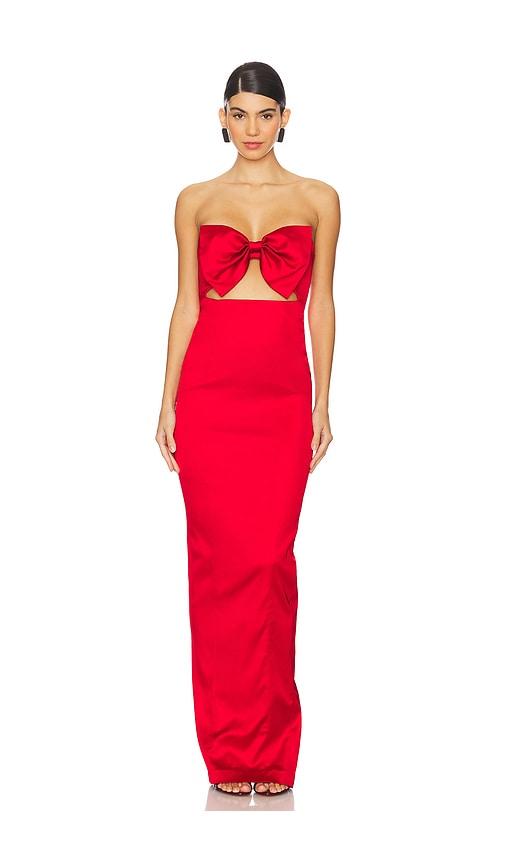 sau lee esther gown in red. - size 0 (also in 2, 4)