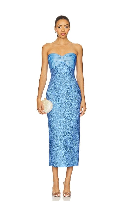 sau lee jackie dress in blue. - size 2 (also in 4, 6)
