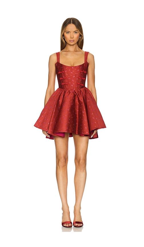 sau lee jolie dress in red. - size 0 (also in 6)
