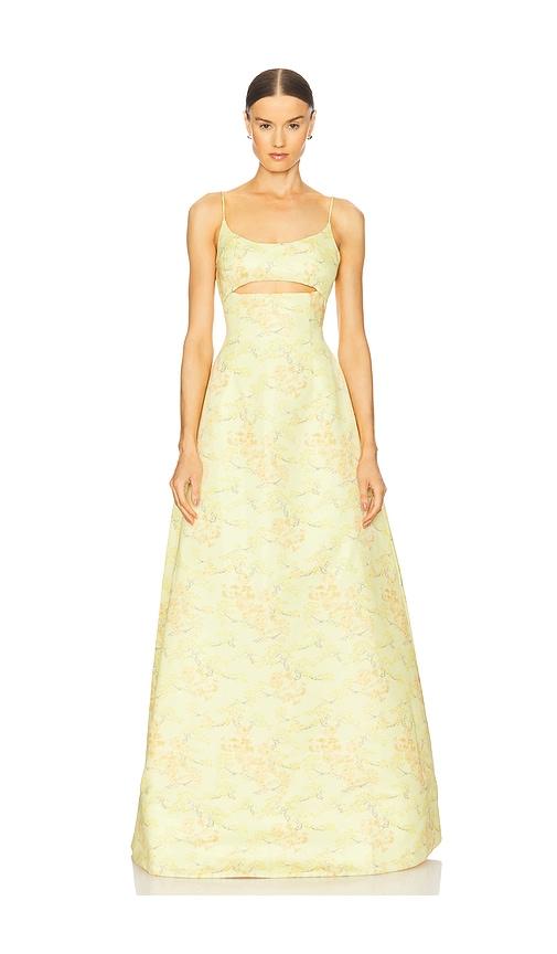 sau lee marie gown in yellow. - size 0 (also in 2, 00)