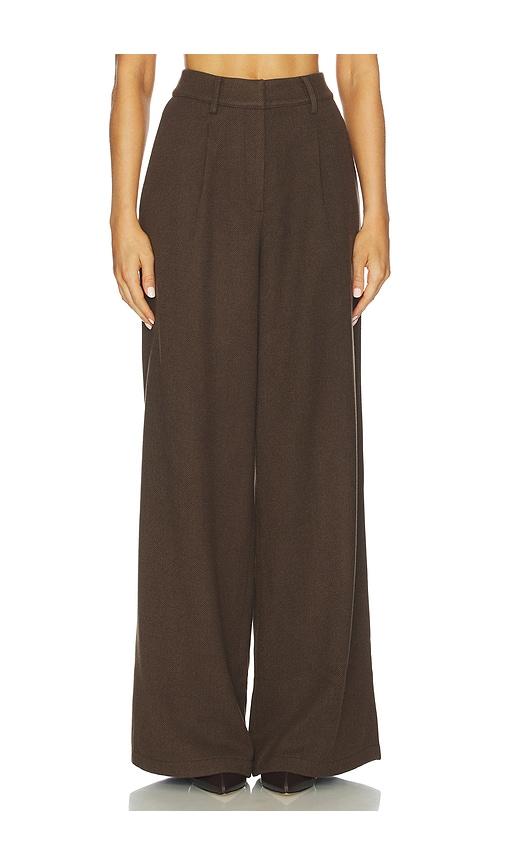 sau lee neve wool pant in brown. - size 12 (also in 2, 4)