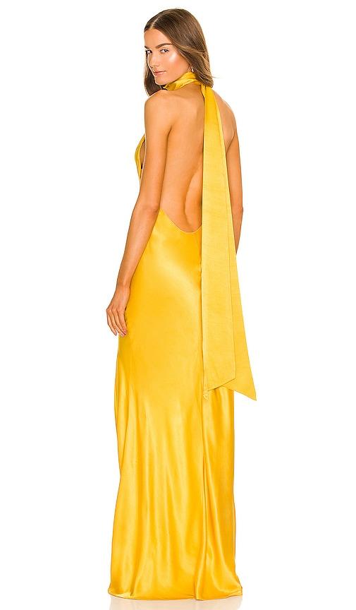 sau lee penelope gown in yellow. - size 14 (also in 8)