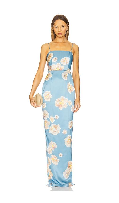 sau lee sofia dress in blue. - size 2 (also in 4)