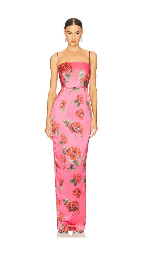 sau lee sofia dress in pink. - size 0 (also in 00)