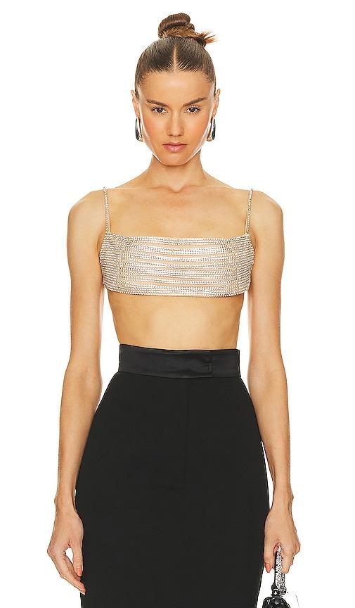 sau lee zafina top in metallic silver. - size 0 (also in 2, 4, 6, 8, 12, 00)