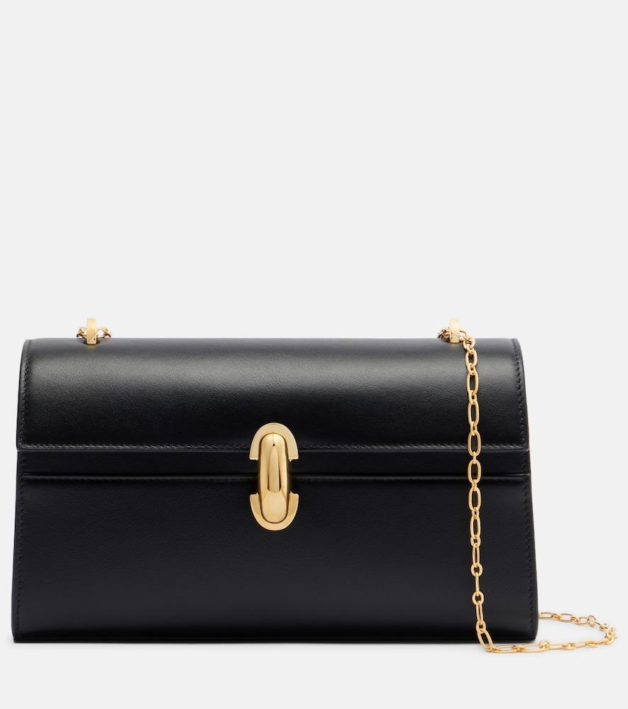 savette symmetry chain mini leather crossbody bag