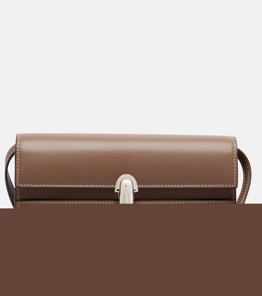 savette symmetry mini leather crossbody bag