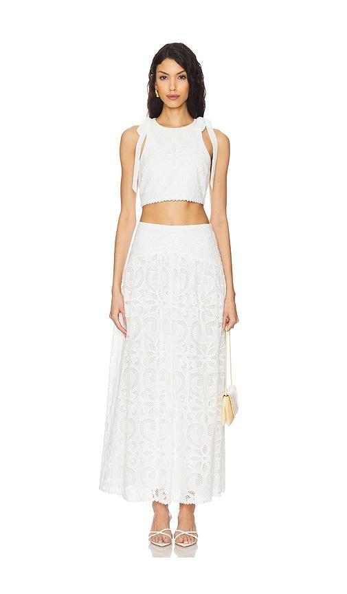 saylor marleigh set in white. - size l (also in xs)