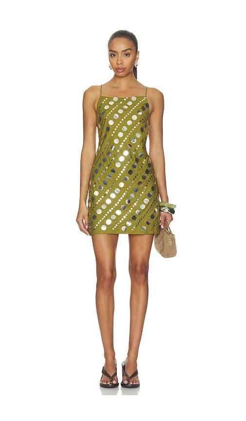 saylor marlon dress in green. - size l (also in s)