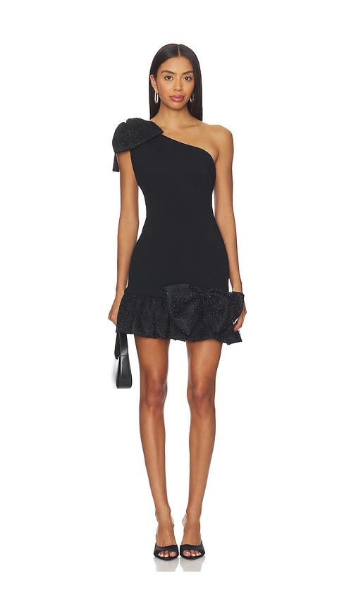 saylor marsia dress in black. - size l (also in m, s, xs)