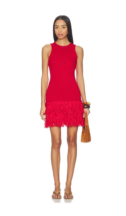 saylor mick dress in red. - size s (also in xs)