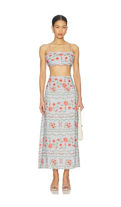 saylor tashi set in pink. - size l (also in m, xl)