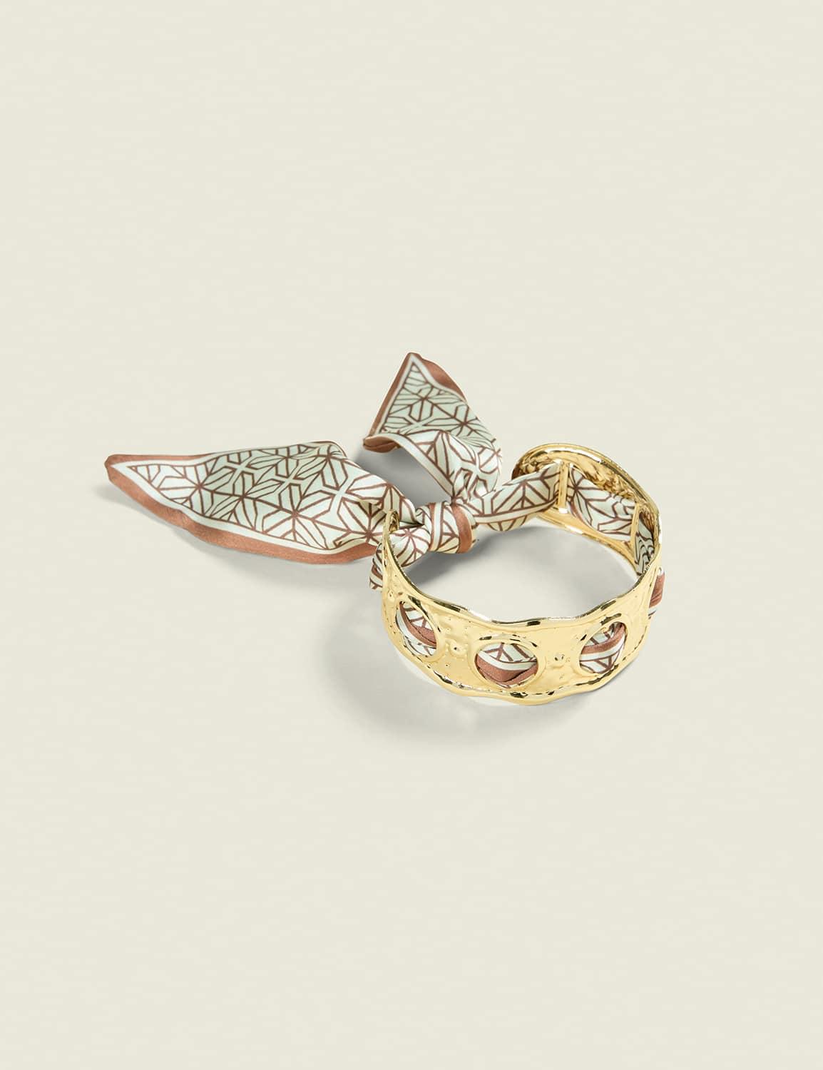 scarf cuff bracelet