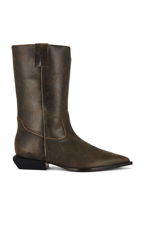 schutz ashley boot in black. - size 7.5 (also in 8, 8.5)