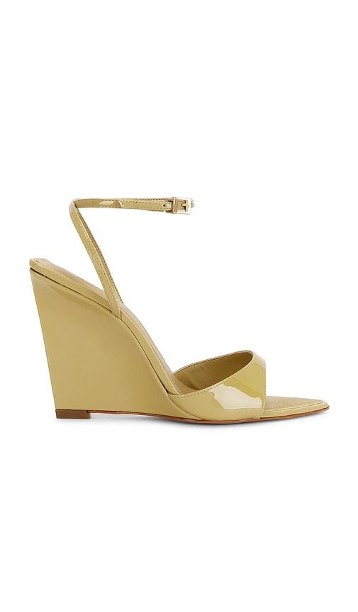schutz elodie wedge sandal in olive. - size 10 (also in 8, 8.5, 9, 9.5)