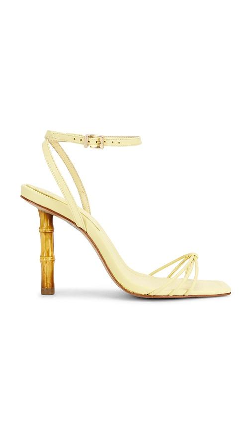 schutz haven bamboo sandal in yellow. - size 6 (also in 7, 8, 8.5, 9.5)