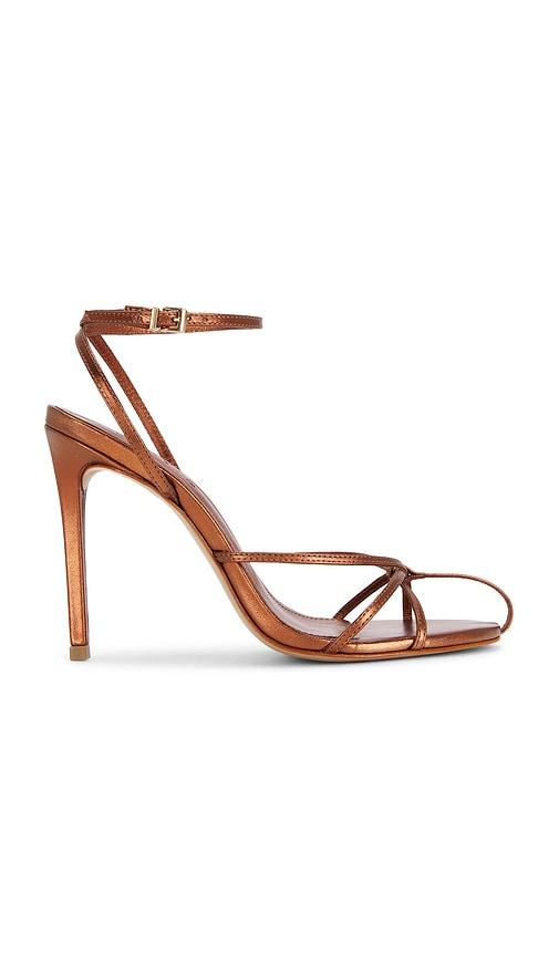 schutz iris sandal in brown. - size 10 (also in 6, 6.5, 7, 7.5, 8, 8.5, 9)