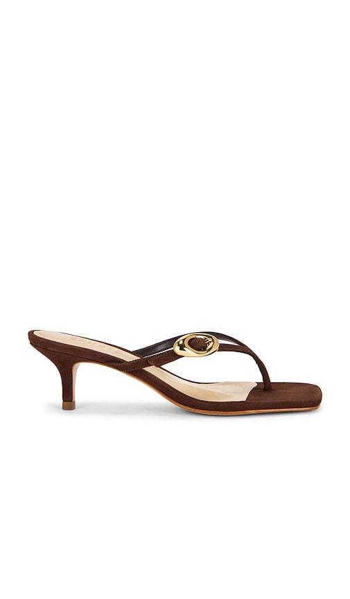 schutz miriam sandal in brown. - size 6.5 (also in 8)