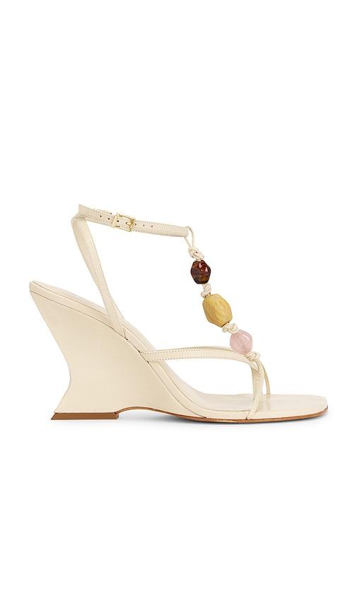 schutz x revolve amber sandal in neutral. - size 10 (also in 7, 7.5, 8, 8.5, 9, 9.5)