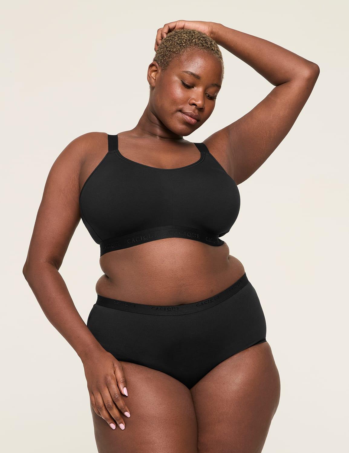 scoop-neck lightly lined no-wire bra