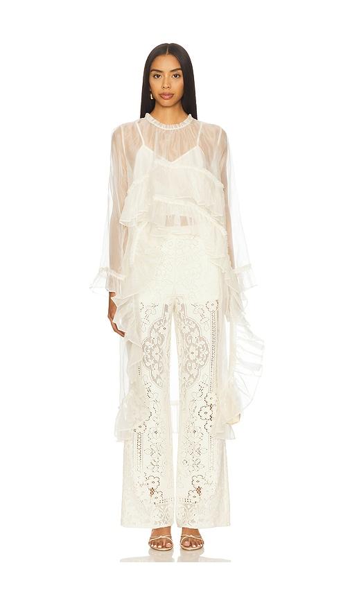 sea cornelia solid high low top in cream. - size l (also in s)