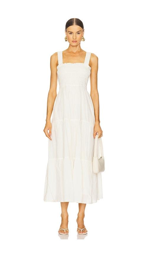 seafolly faithful midi dress in cream. - size xl (also in xs)
