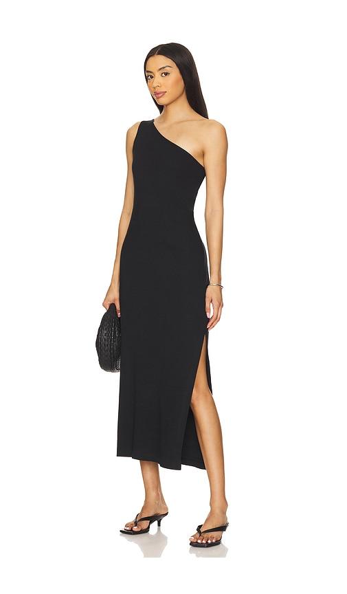 seafolly jersey one shoulder dress in black. - size s (also in xs)