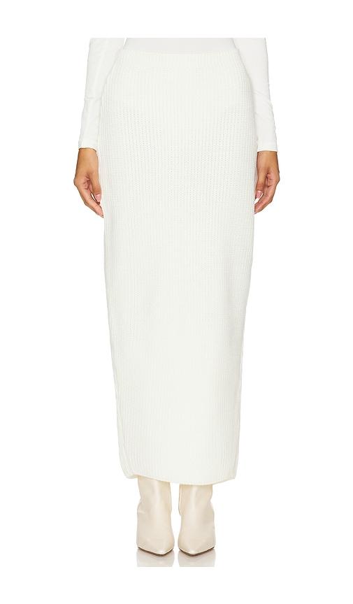 selmacilek slit midi skirt in white. - size s (also in xs)