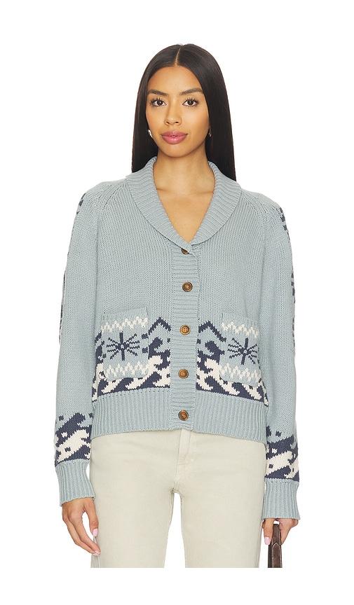 sendero provisions co. cimarron cardigan in blue. - size s (also in xs)