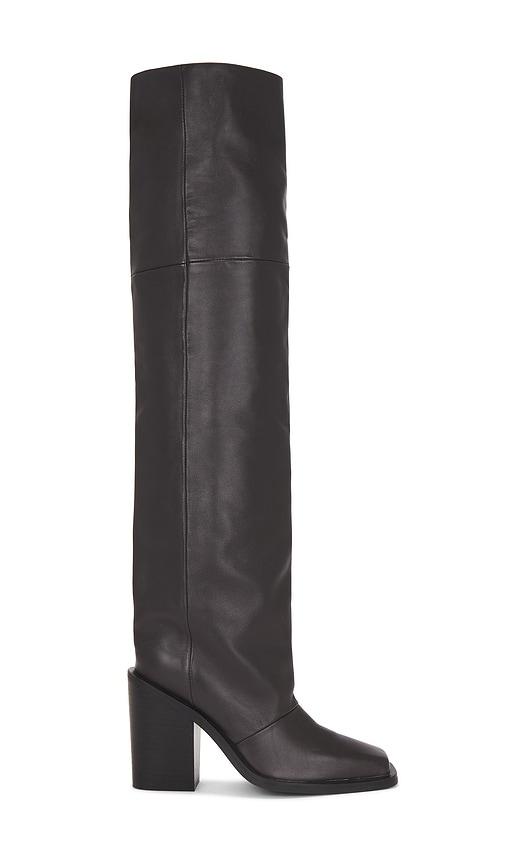 senso loretta over the knee boot in chocolate. - size 36 (also in 37, 39)