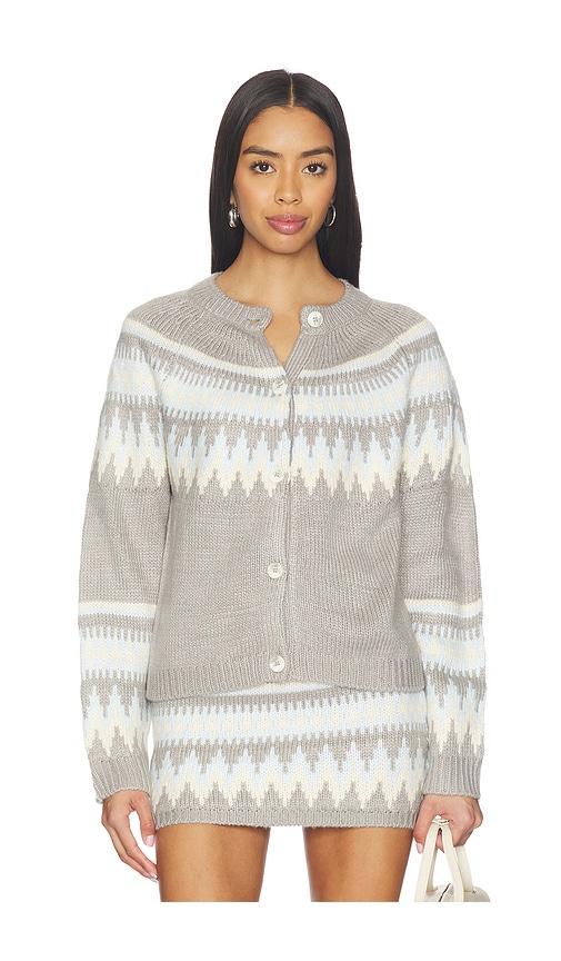 seroya amaya cardigan in blue. - size l (also in s, m)