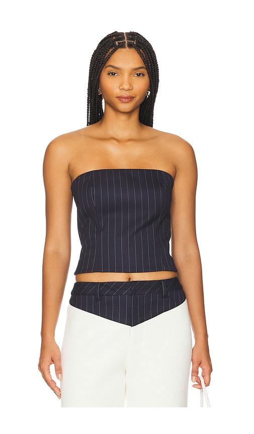 seroya bridgette bustier top in navy. - size m (also in xxs)