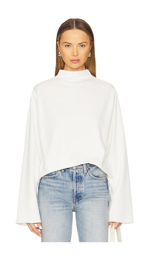 seroya carla blouse in cream. - size l (also in xs)