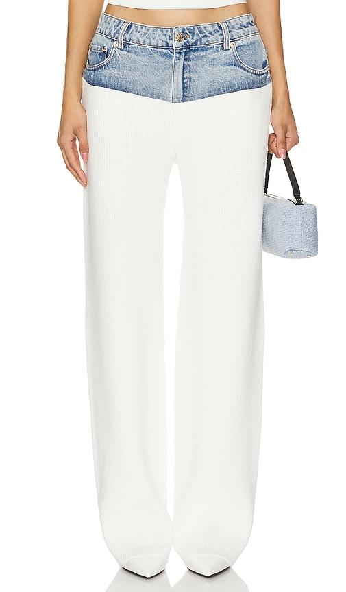 seroya chani pant in white. - size l (also in s, xl, xs, m)