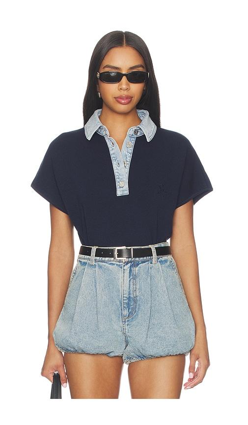 seroya corsa top in navy. - size m (also in xl, xxs)