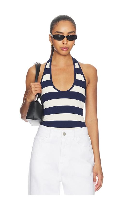seroya danie knit tank in navy. - size m (also in xs)