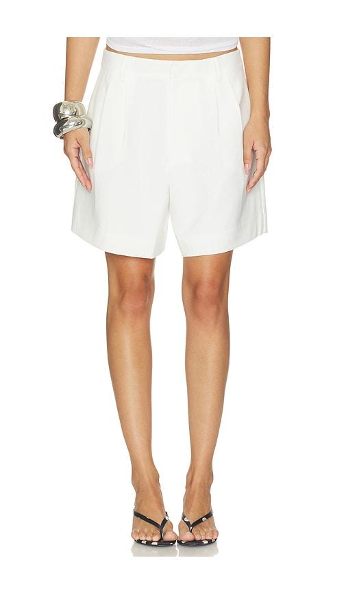 seroya delara short in white. - size l (also in m, s, xl, xs, xxs)